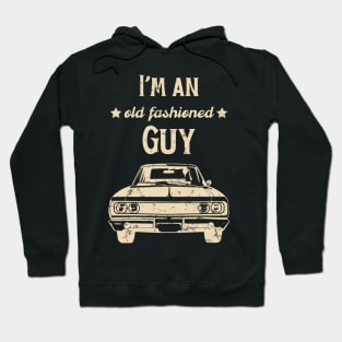 Old-fashioned Guy Old Cars Classic Car Lover Hoodie